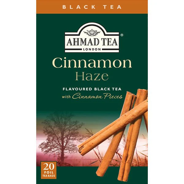 Ahmad Cinnamon Haze Black Tea | 20 Tea Bags - 1.4 oz.