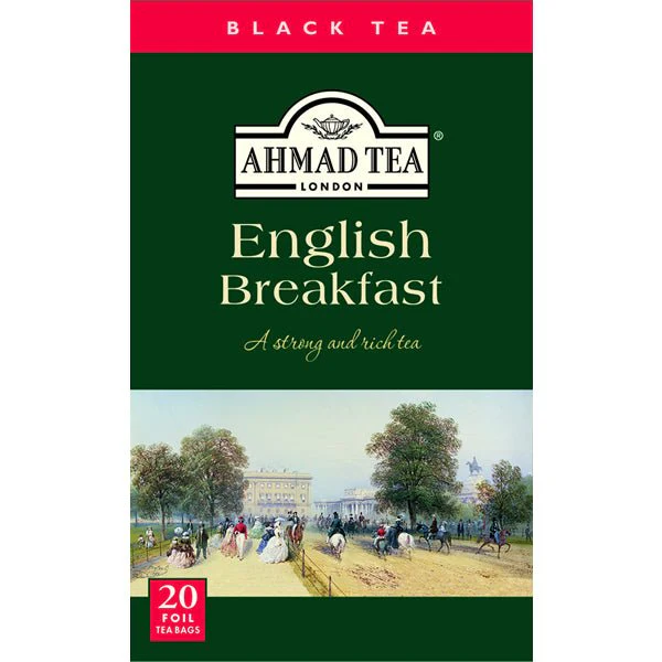 Ahmad English Breakfast Black Tea | 20 Tea Bags - 1.4 oz.