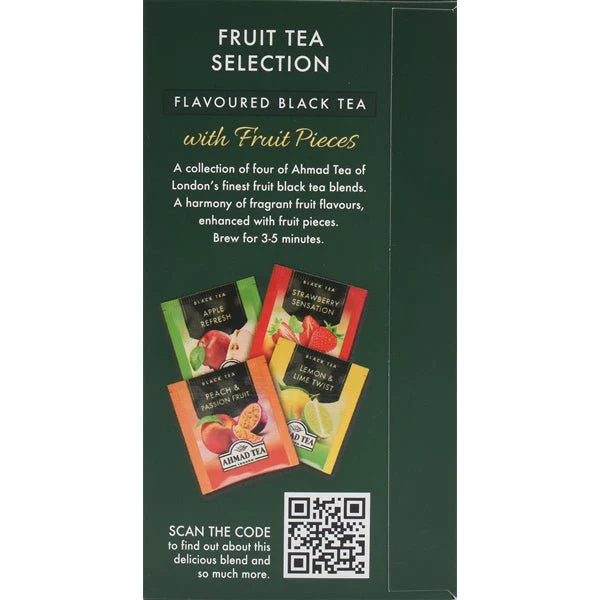 Ahmad Fruit Tea Selection | 20 Tea Bags - Image 2