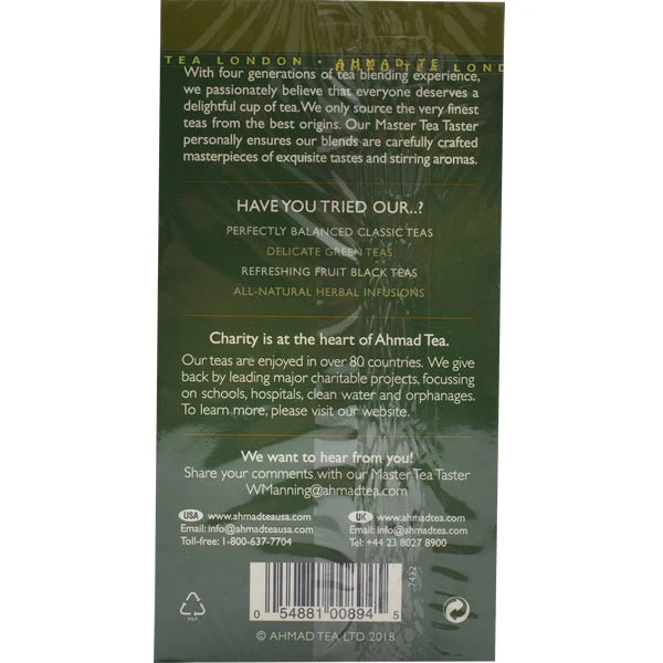 Ahmad Green Tea | 20 Foil Tea Bags - Image 3