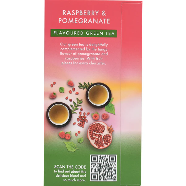 Ahmad Raspberry & Pomegranate Green Tea | 20 Tea Bags - Image 2