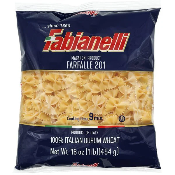 Fabianelli Farfalle Bow Tie Pasta - 16 oz