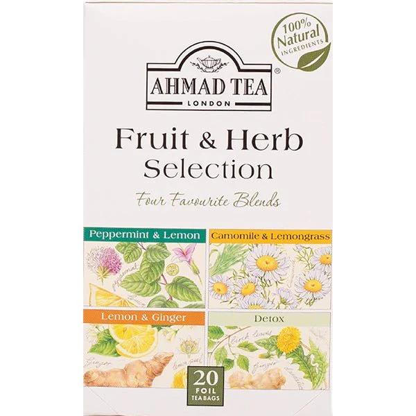 Ahmad Fruit & Herb Tea Selection | 20 Tea Bags