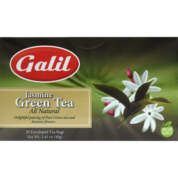 Galil Jasmine Green Tea | 20 Enveloped Tea Bags