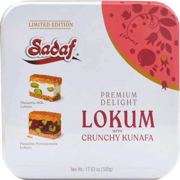 Premium Delight Pistachio Lokum with Crunchy  Kunafa | Limited Edition - 17.63 oz