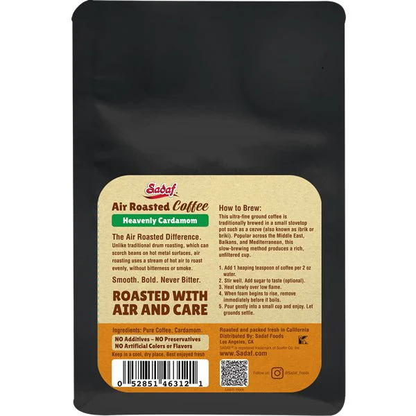 Air Roasted Coffee with Cardamom | Ultra Fine Grind - Image 3