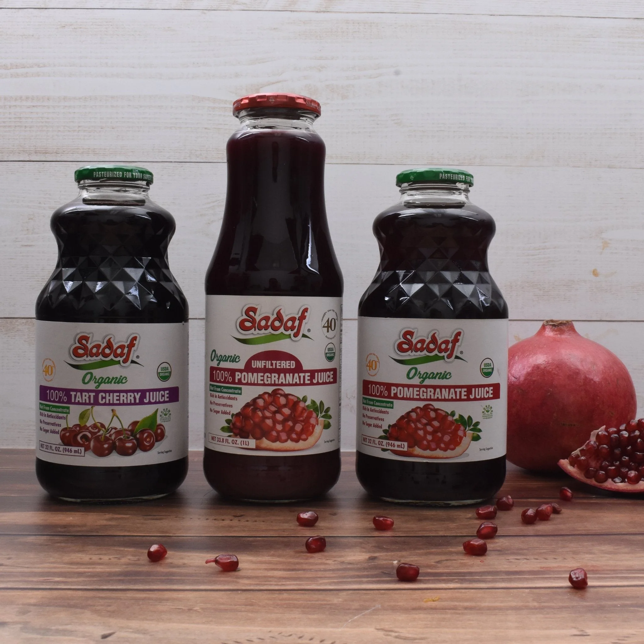 Organic 100% Pomegranate Juice | Not from Concentrate - 33.8 oz - Image 5