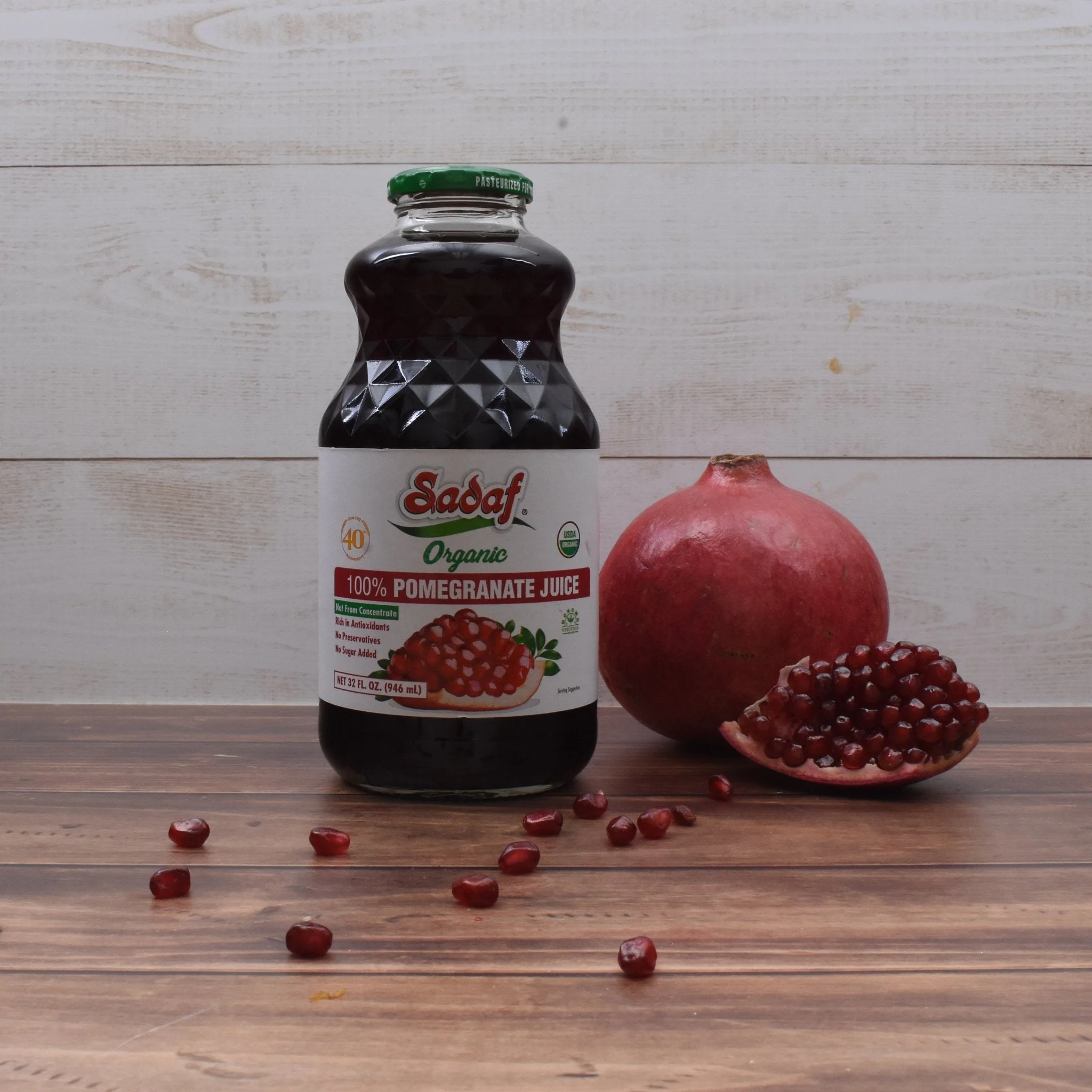 Organic 100% Pomegranate Juice | Not from Concentrate - 33.8 oz - Image 6