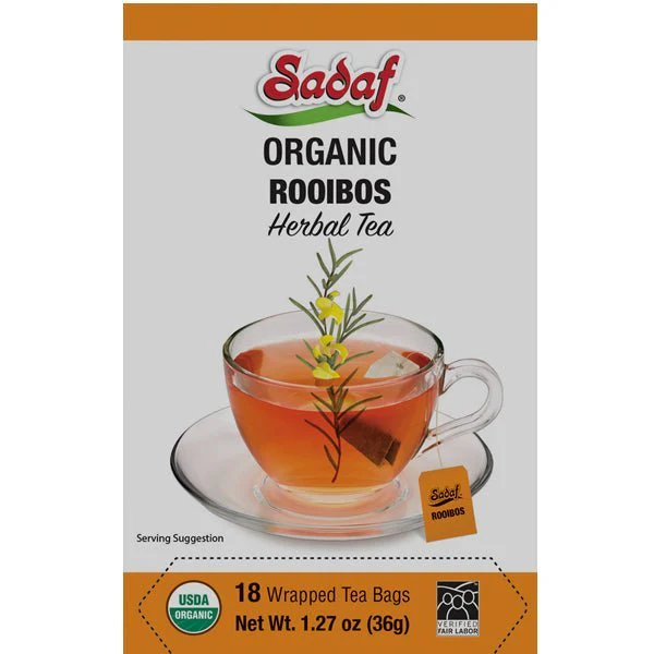 Organic Rooibos Tea | 18 Wrapped Tea Bags