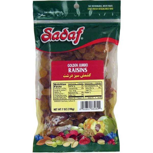 Raisins | Golden Jumbo - 7 oz.