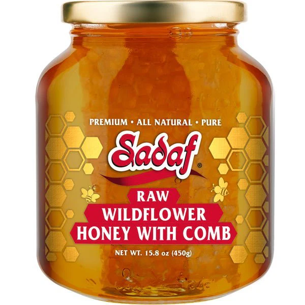 Raw Honey Grade A | Wildflower with Comb - 15.8 oz
