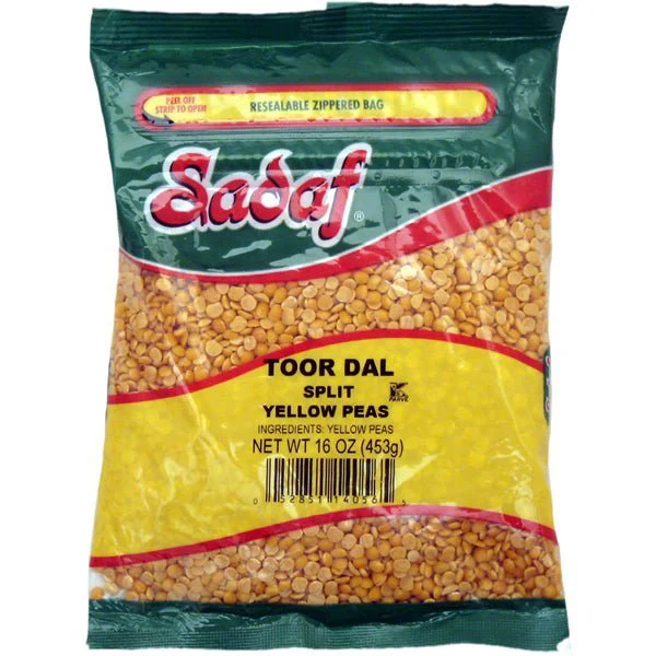 Yellow Split Peas | Toor Dal - 16 oz.